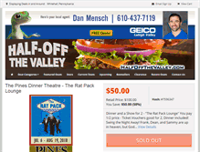 Tablet Screenshot of halfoffthevalley.com